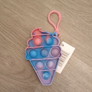 $6🌀🆕Ice Cream Pop Bag Charm Keychain NWT